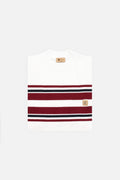 Liam White S/S - Crew Neck Knit