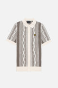 Brocade Jacquard Ice Cream - Knitted Shirt