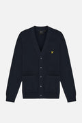 Cotton V-Neck Dark Navy - Cardigan