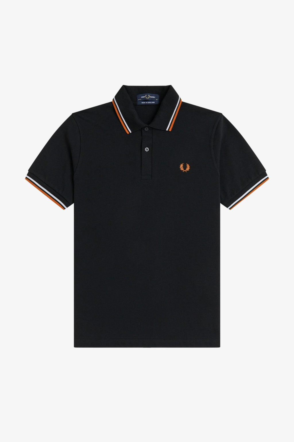 M12 Black / Orange / Ecru - Polo