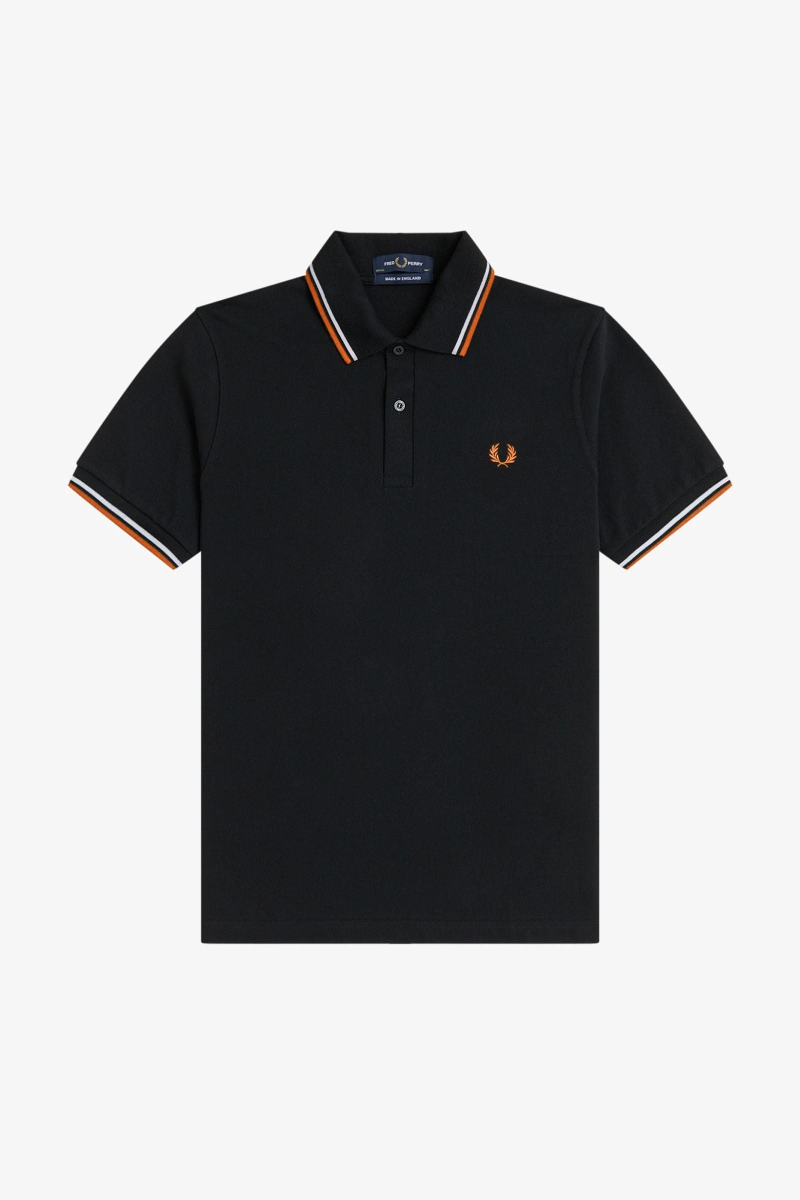 M12 Black / Orange / Ecru - Polo
