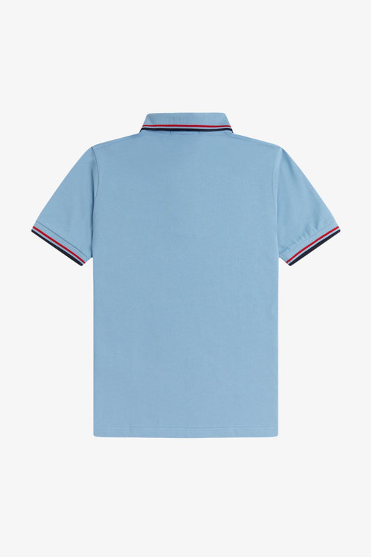 M12 Sky / Red / Navy - Polo