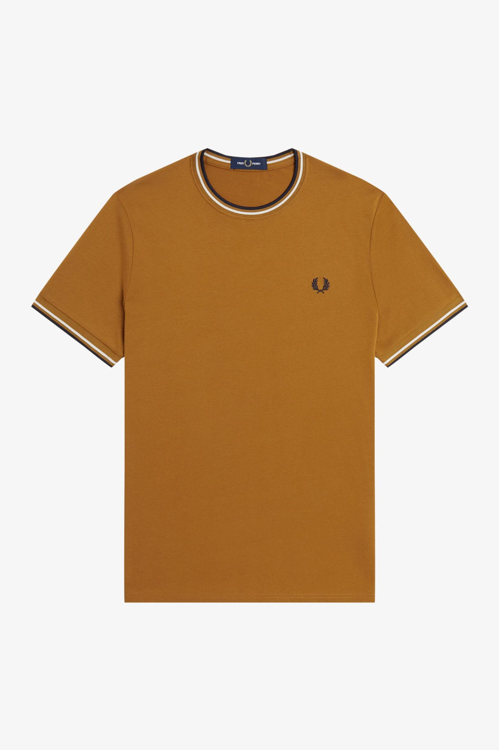 M1588 Twin Tipped Dark Camel / Navy - T-Shirt