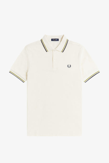 M3600 Ecru / Tennis Ball Yellow / Anchor Yellow - Polo