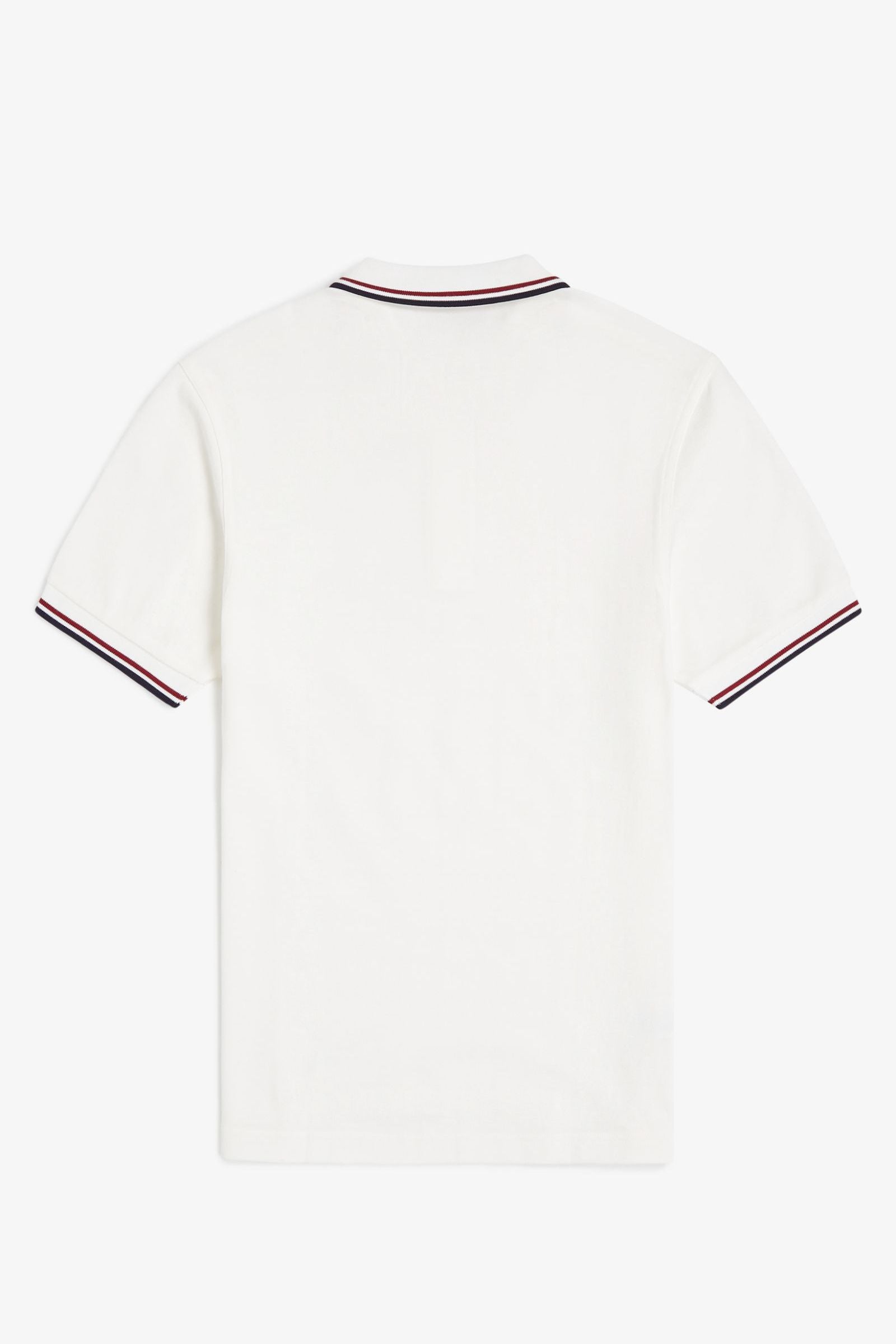 M3600 Snow White / Burnt Red / Navy - Polo