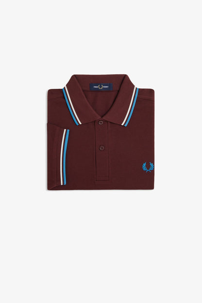 M3600 Oxblood / Ecru / Tennis Blue - Polo