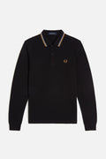 M3636 Black - L/S Polo