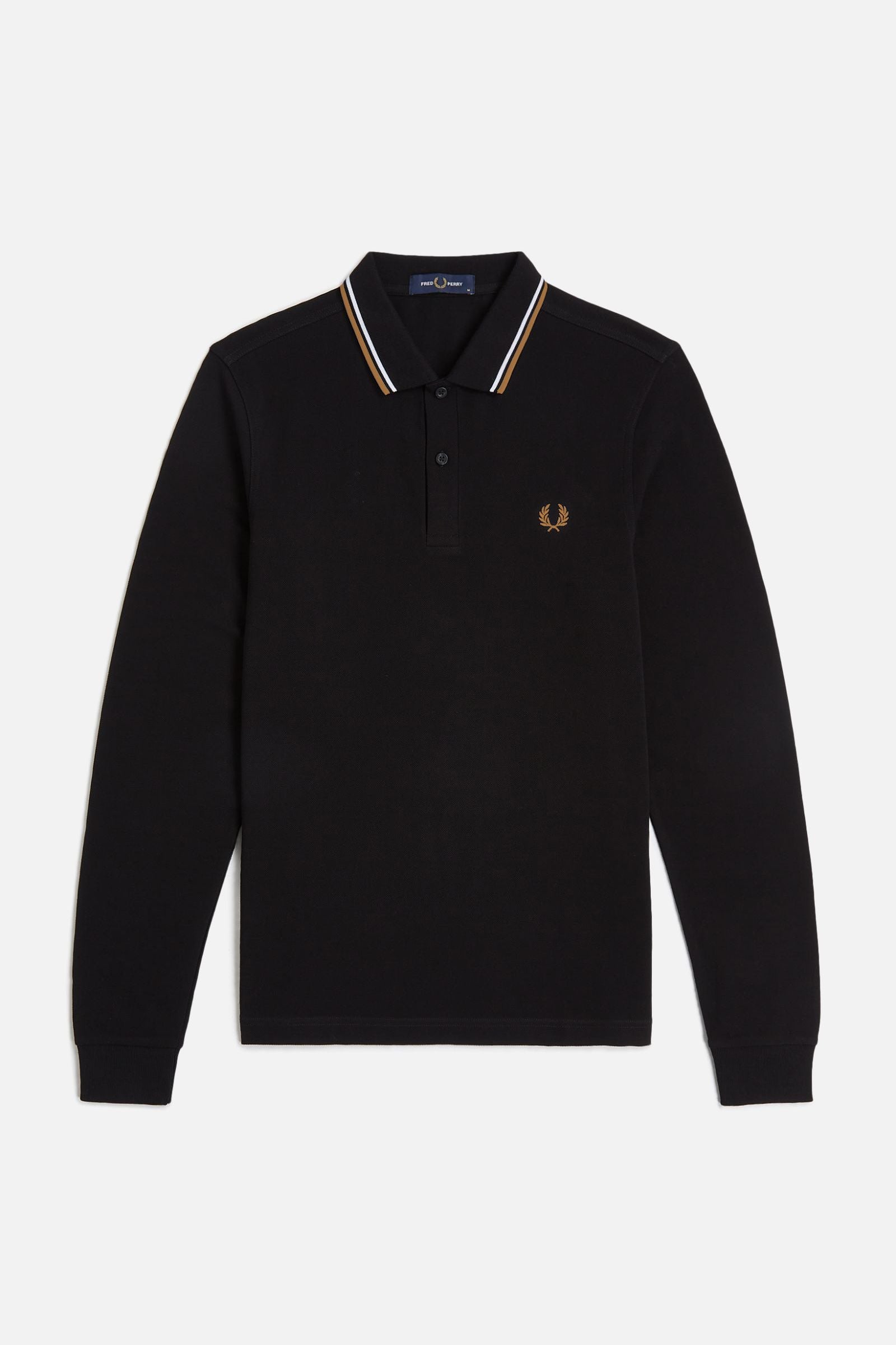 M3636 Black - L/S Polo