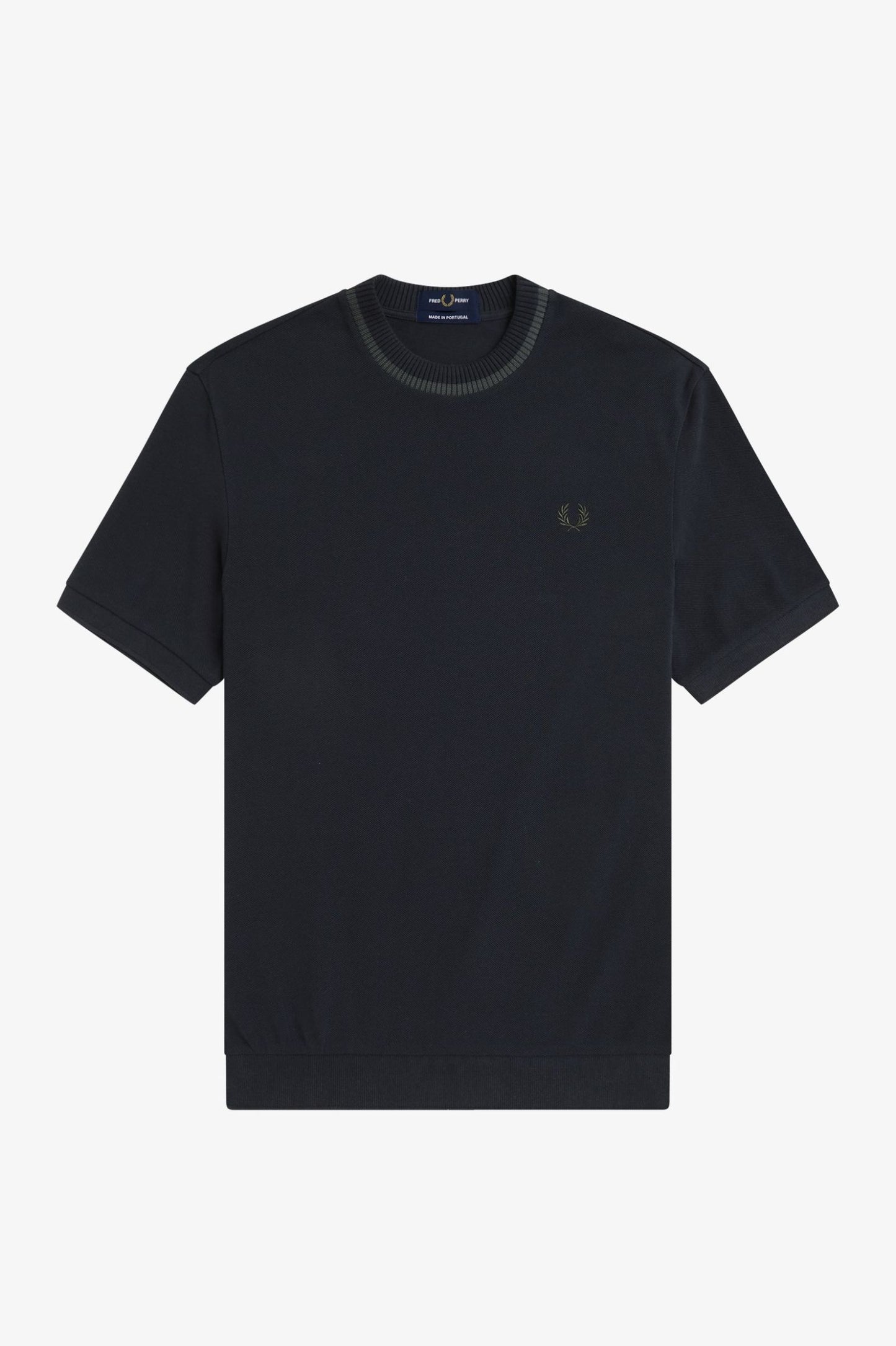 M7 248 Midnight Navy Crew Neck Piqué - T-Shirt