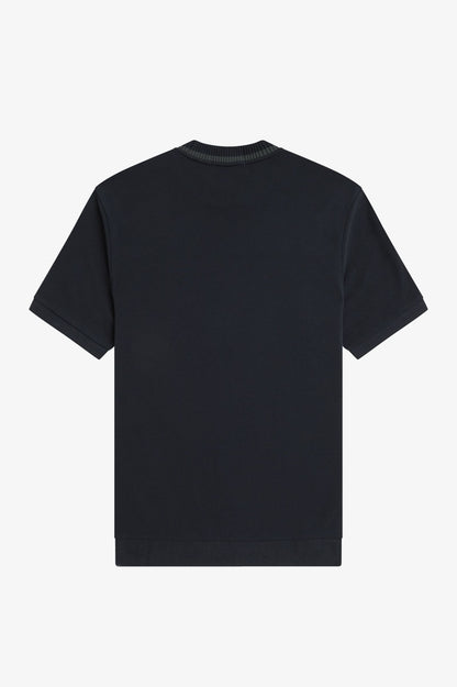M7 248 Midnight Navy Crew Neck Piqué - T-Shirt