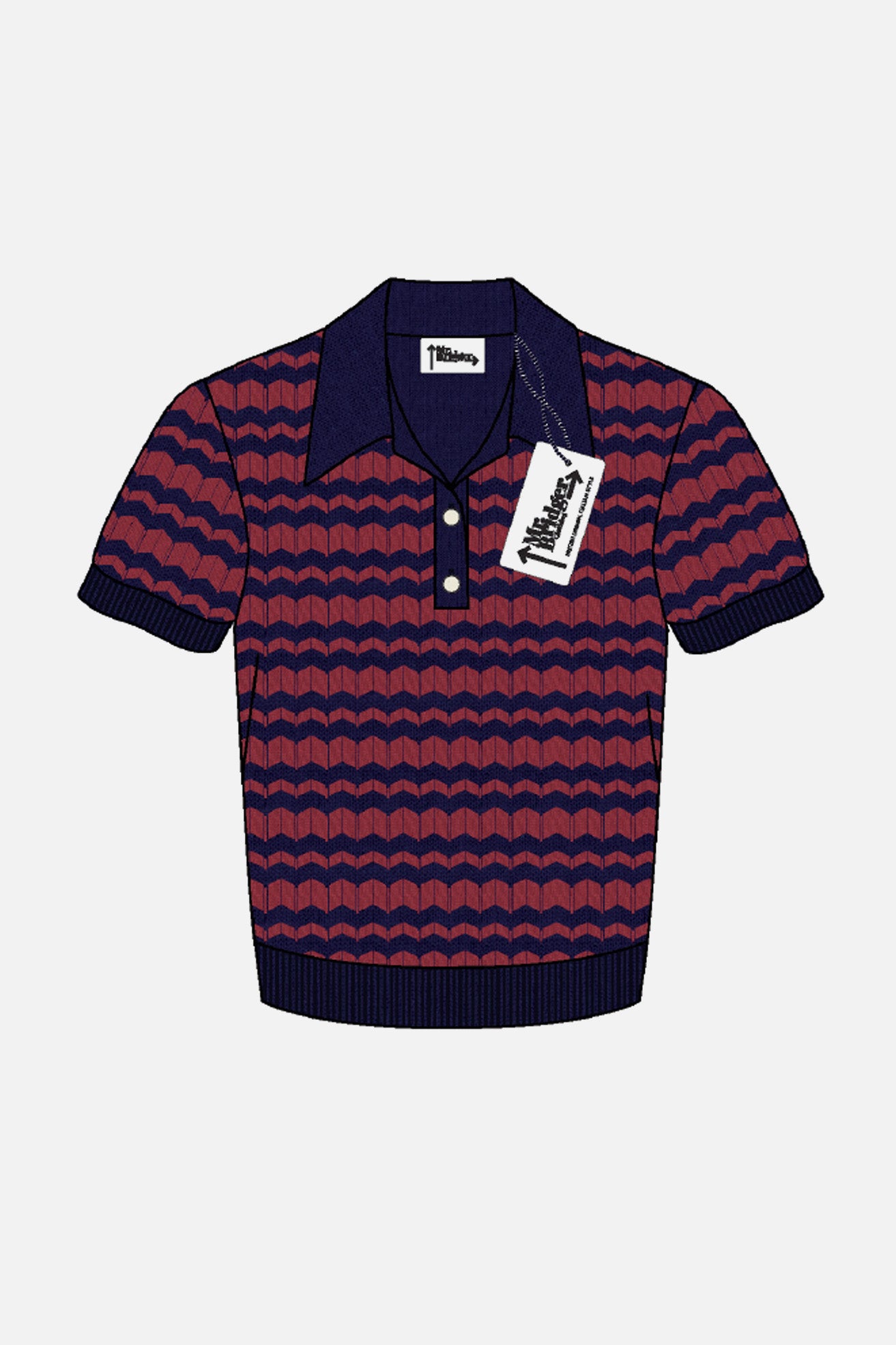 Supremes Fine Gauge Navy - Polo Knit