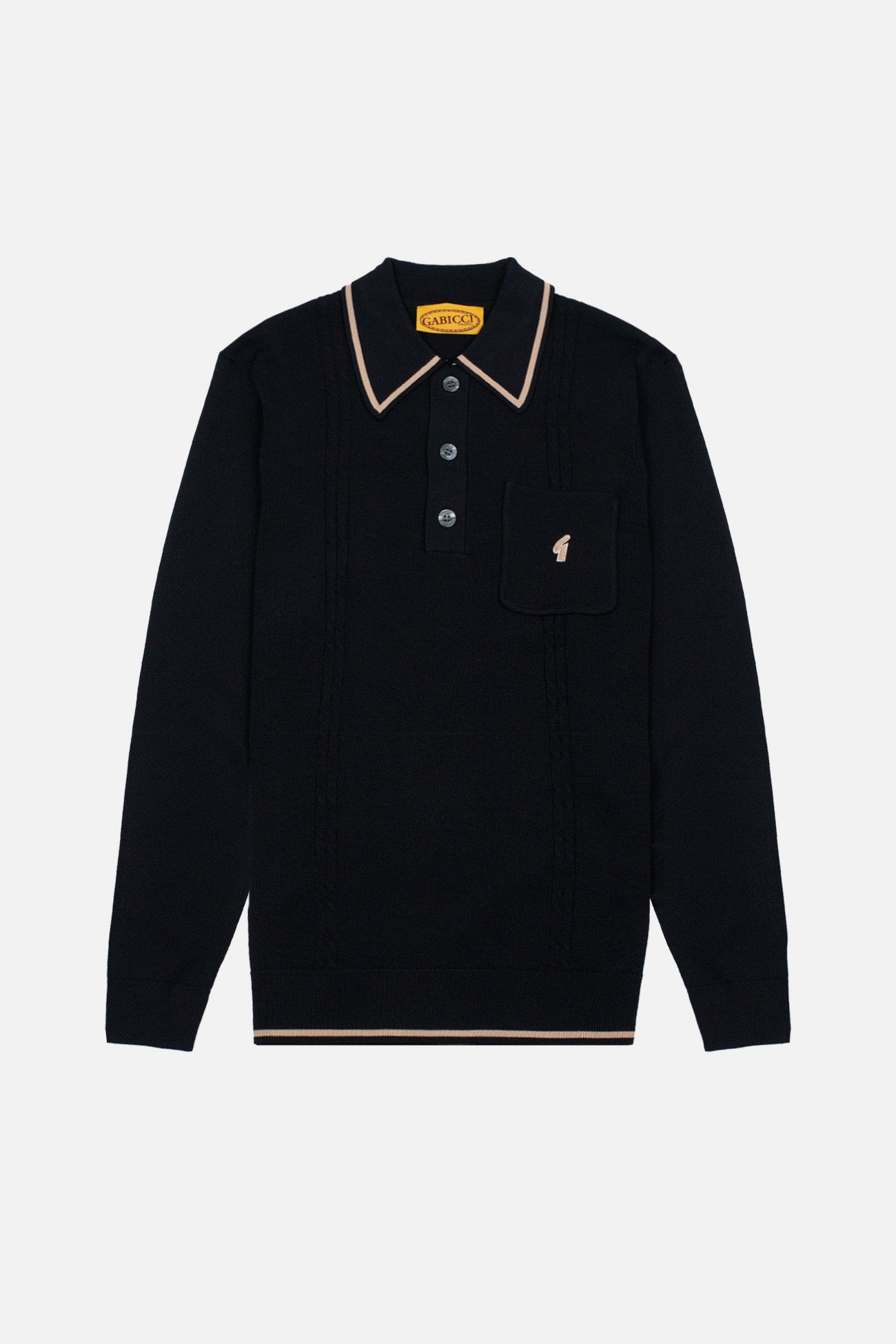 Archive Ned Black - Polo Knit