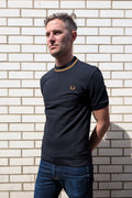 M7 Black Crew Neck Piqué - T-Shirt