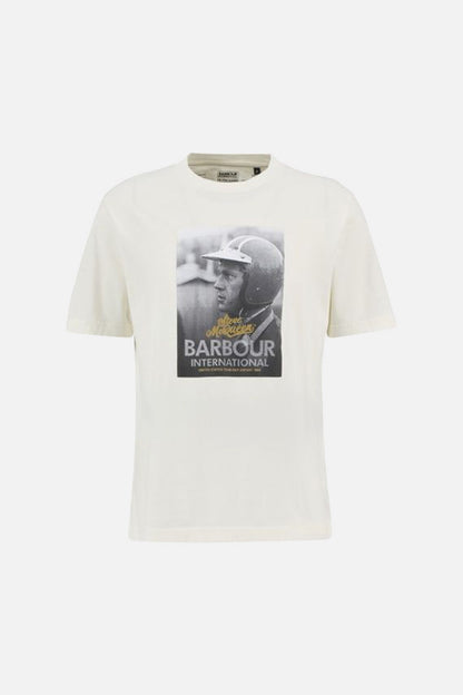 Steve McQueen Graphic Whisper White - T-Shirt
