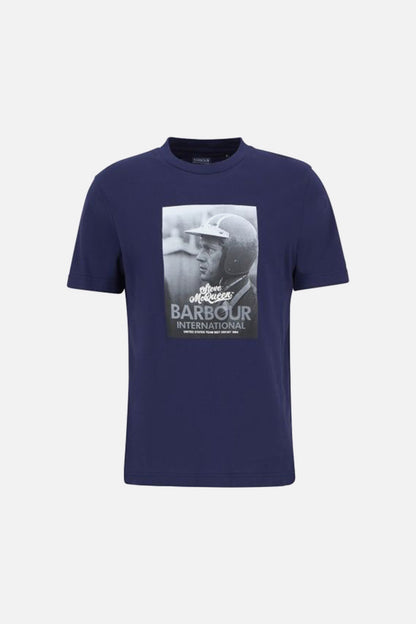 Steve McQueen Graphic Royal Blue - T-Shirt