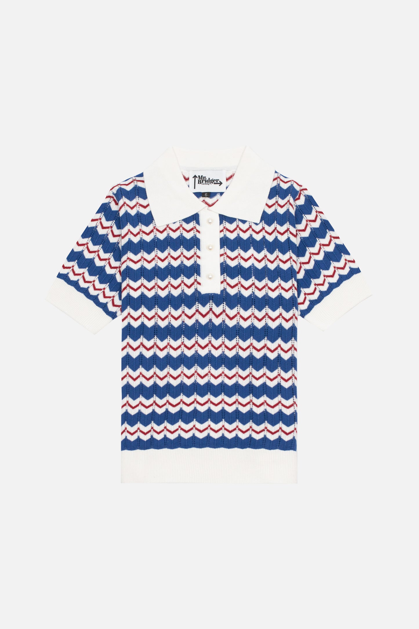 Supreme Fine Gauge White - Polo Knit