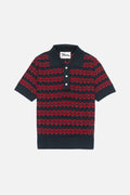 Supremes Fine Gauge Navy - Polo Knit