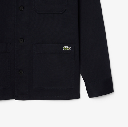 Cotton Overshirt Navy Blue - Jacket