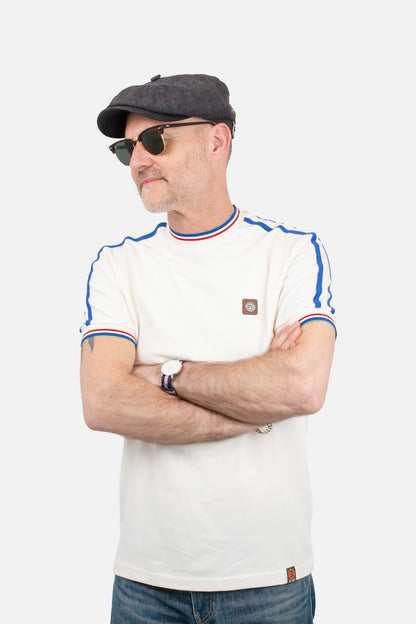 TC/1042 Three colour tipped pique - T-Shirt