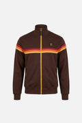 Retro Stripe Chocolate - Track Top