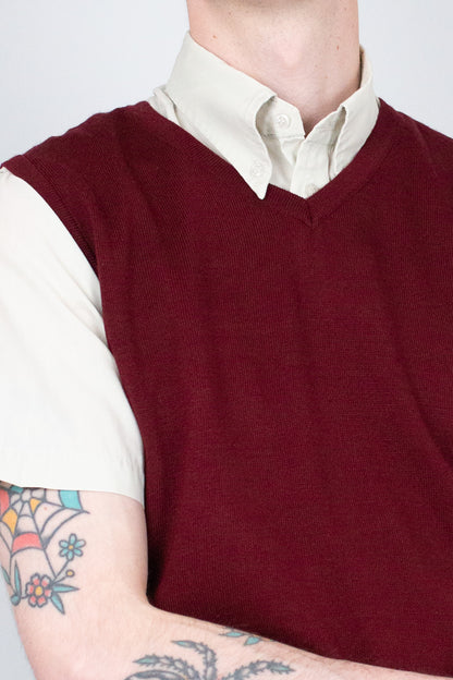Knitted Burgundy - Tank Top