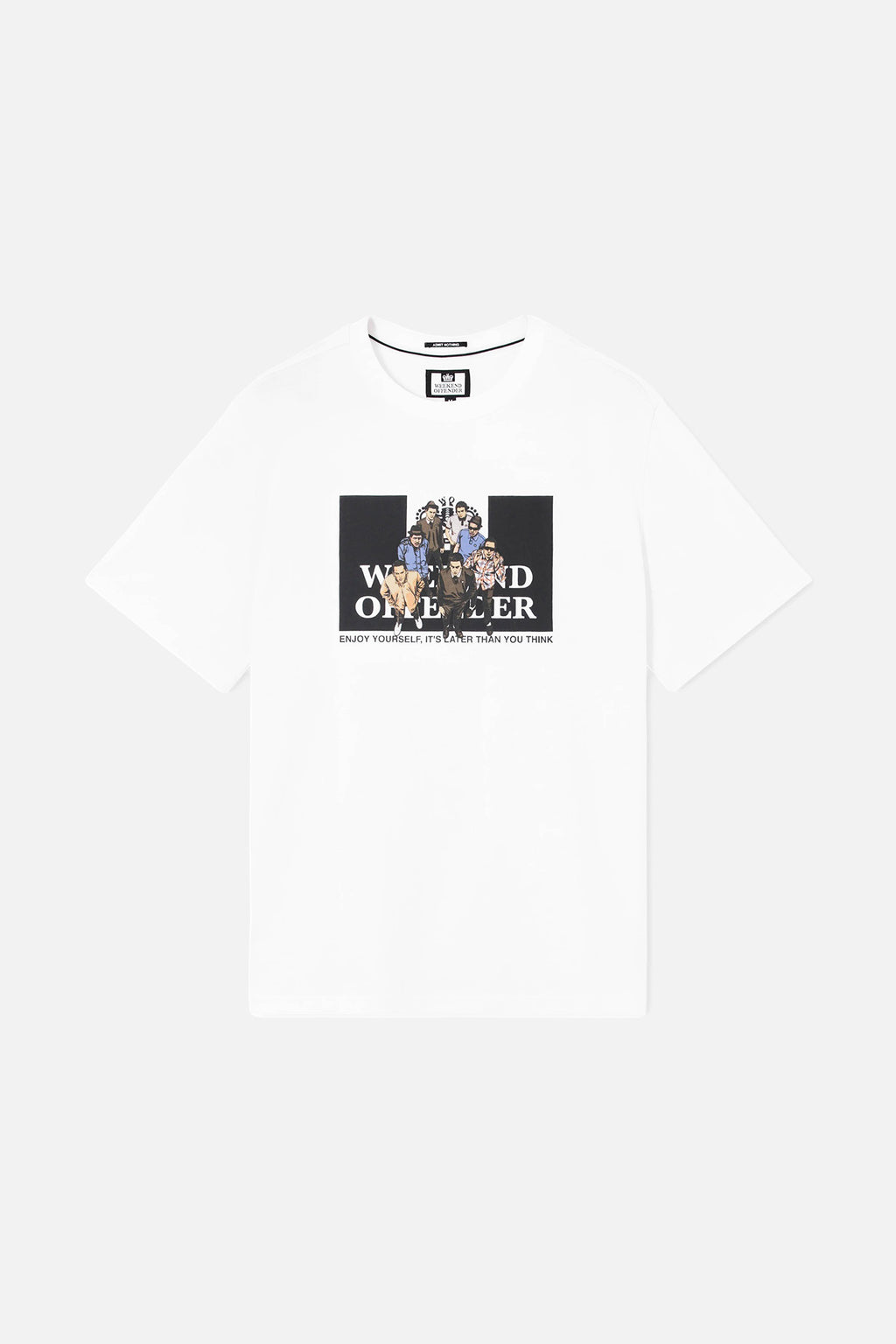 Aka White Graphic - T-Shirt