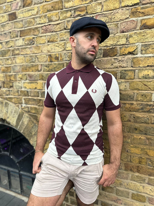 M1628 Argyle Print - Polo