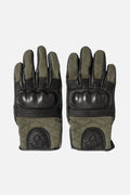 Hampstead Forest Green/Black Motorcycle - Leather Glove