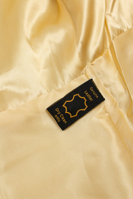 The "Avery" Butterscotch Leather - Jacket
