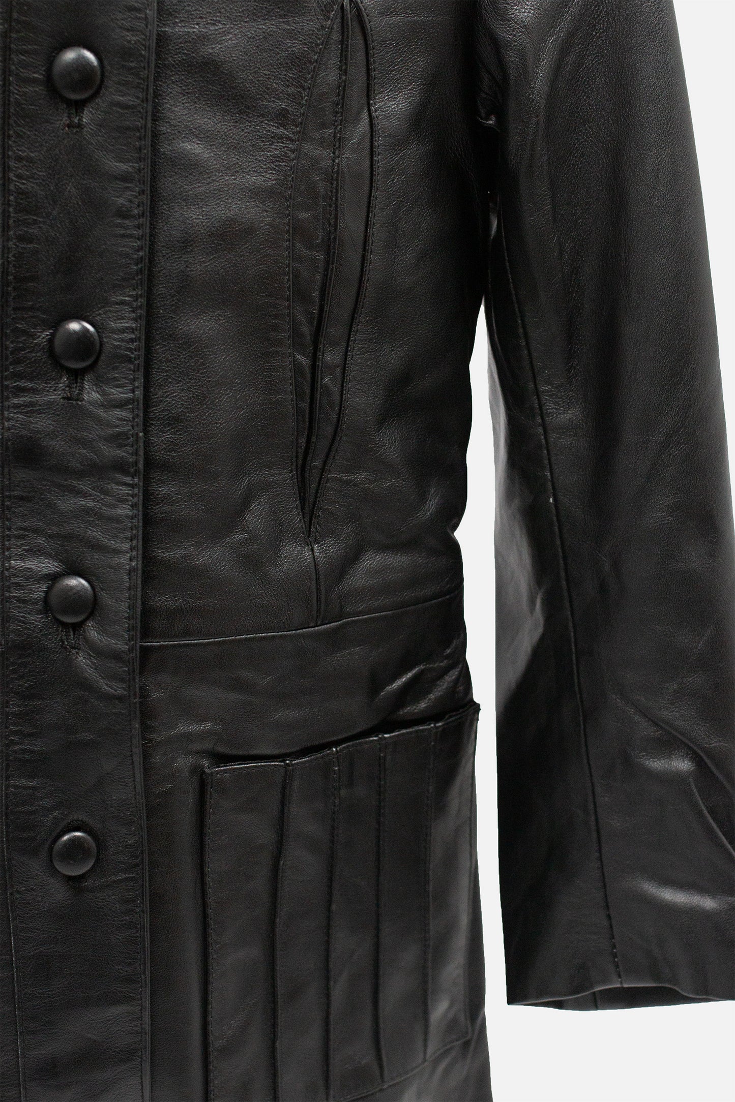 The "Avery" Black - Leather Jacket
