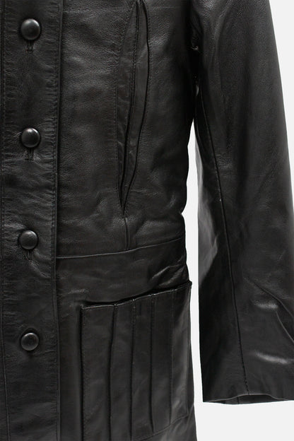 The "Avery" Black - Leather Jacket