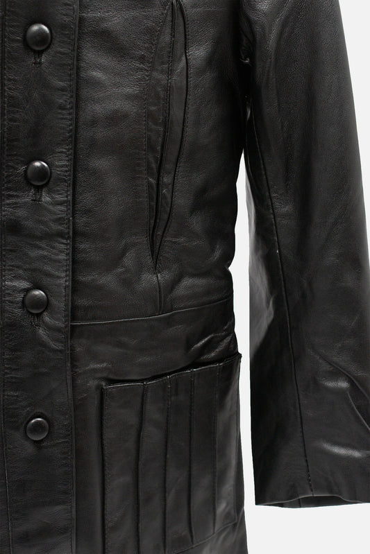 The "Avery" Black - Leather Jacket