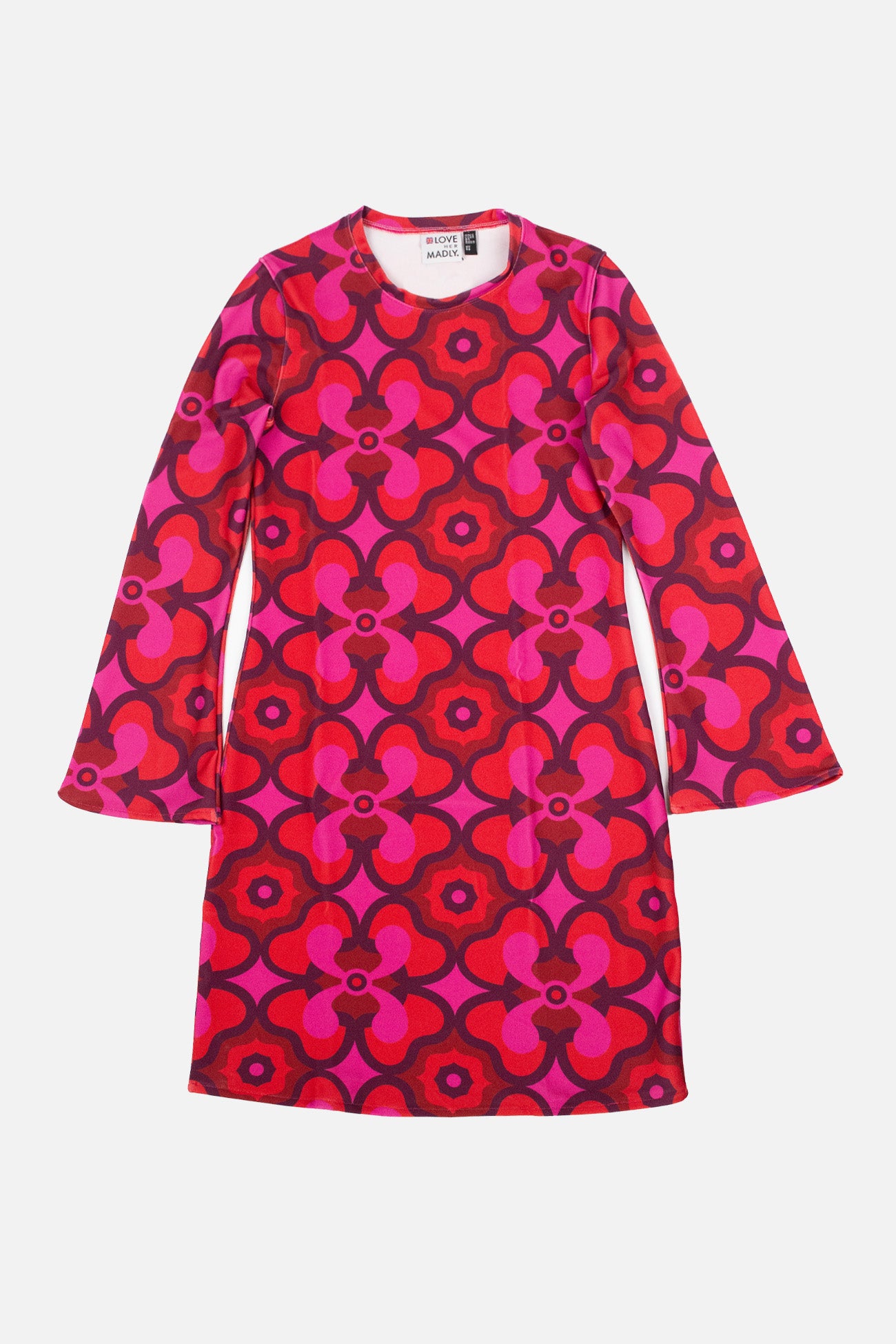 Made in England 'The Bernadette' Bell Sleeve - Dress