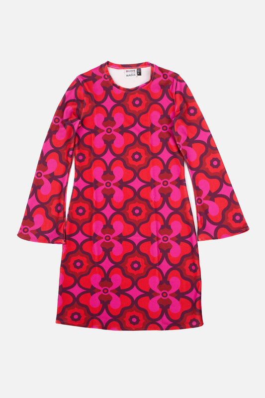 Made in England 'The Bernadette' Bell Sleeve - Dress