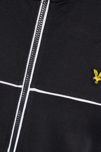 Piped Full Navy - Track Top