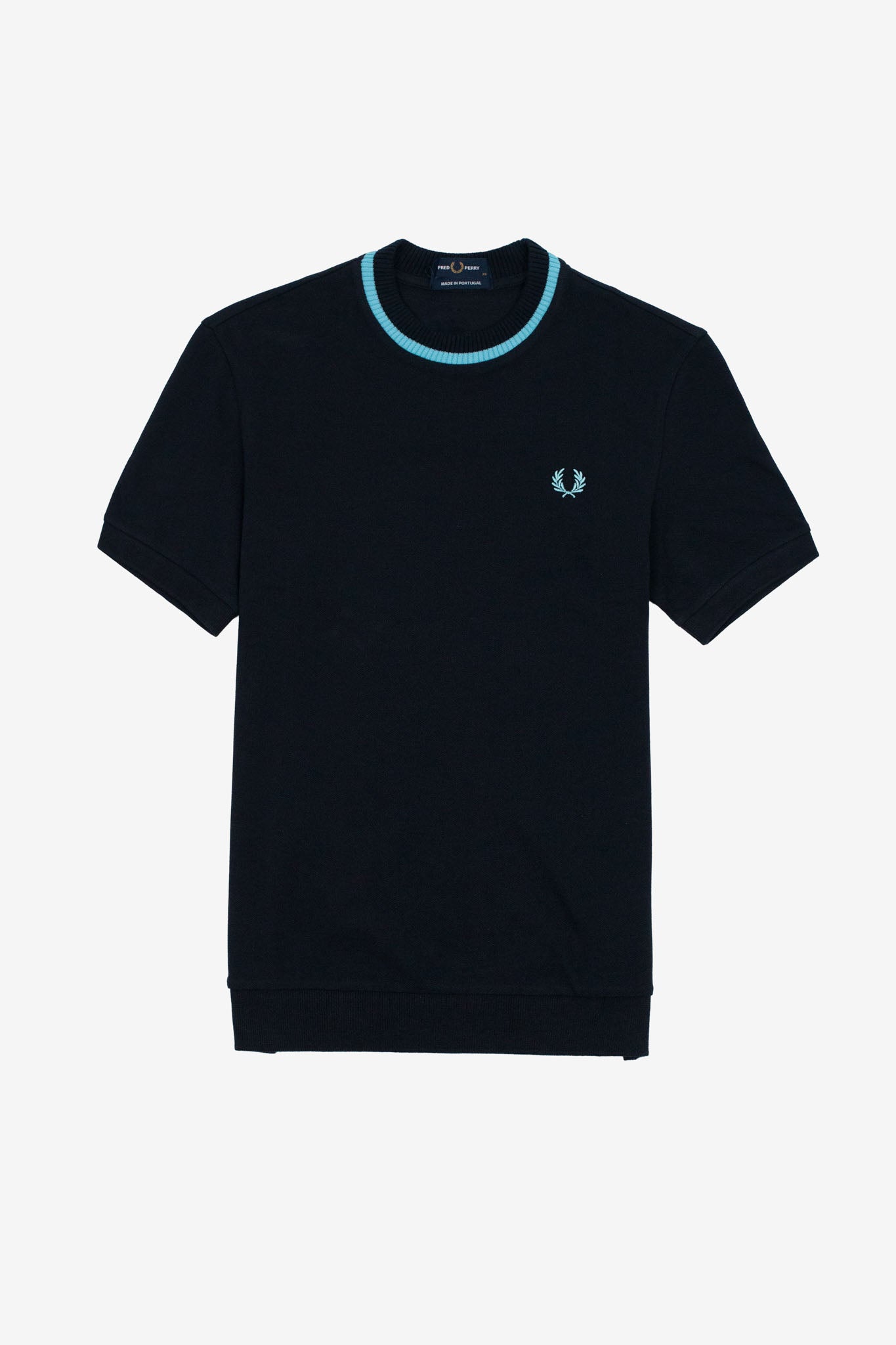 M7 Navy Crew Neck Piqué - T-Shirt
