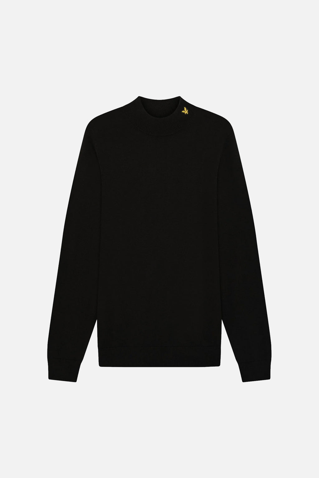 Jet Black - Knitted Turtle Neck