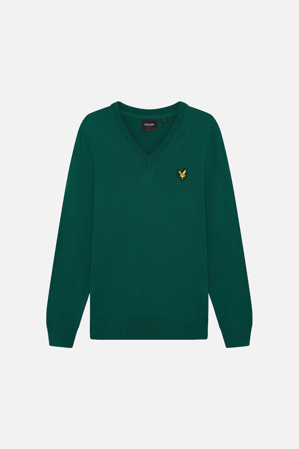 V Neck Green - Knitted Jumper