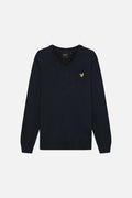V-Neck Dark Navy - Knitted Jumper