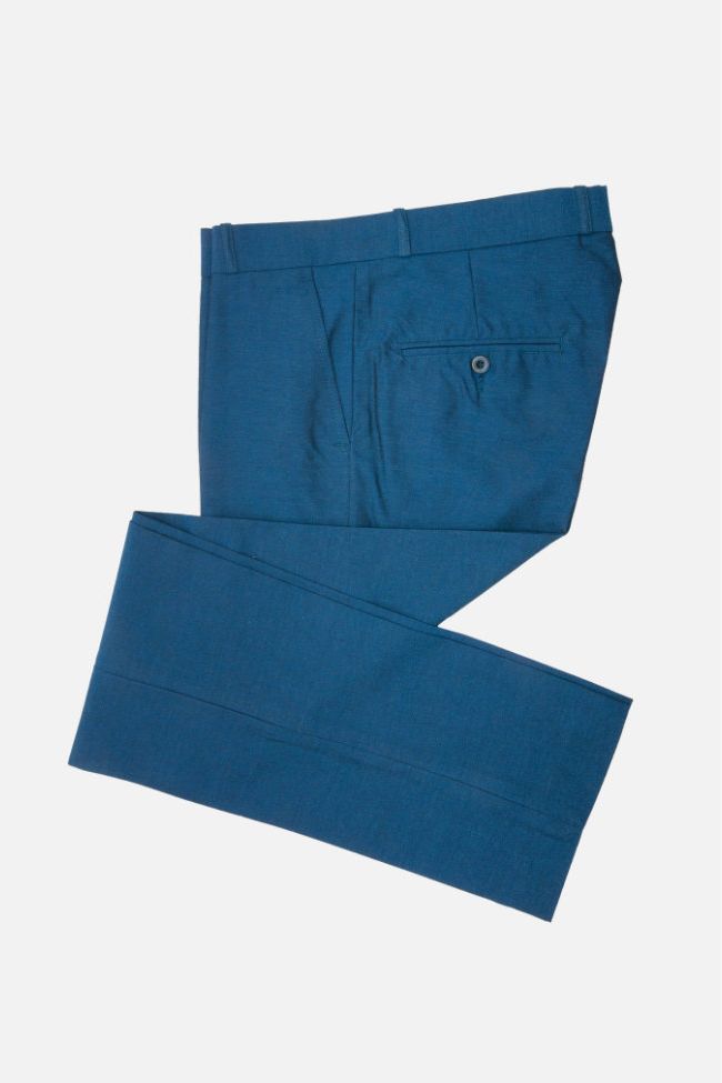 Sta Press Airforce Blue Tonic - Trousers