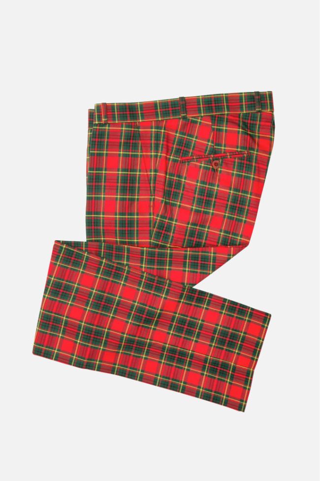 Sta Press Red Tartan - Trousers