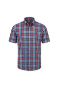 Large Cobalt Blue Tartan Check B/D TC/1069 - Shirt