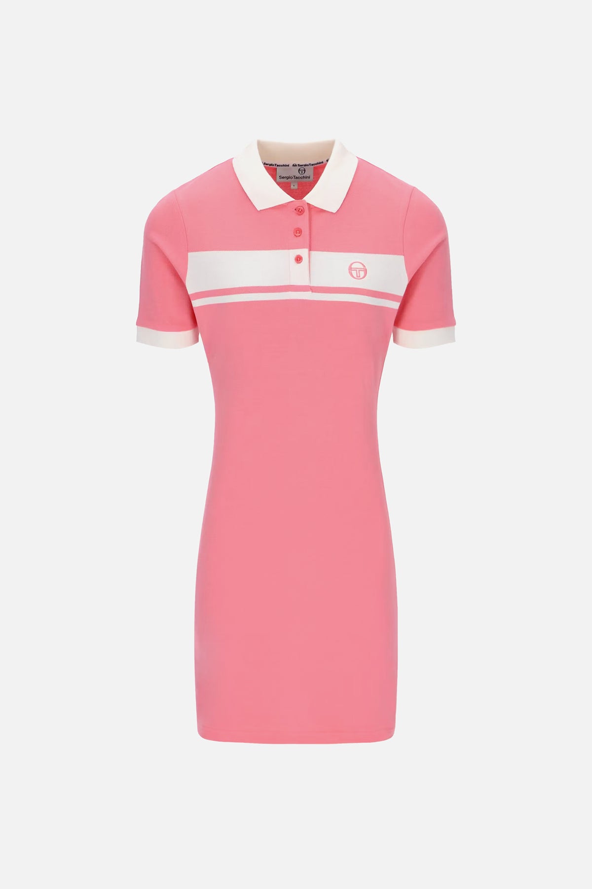 Miss Masters Geranium Pink / Gardenia - Polo Dress