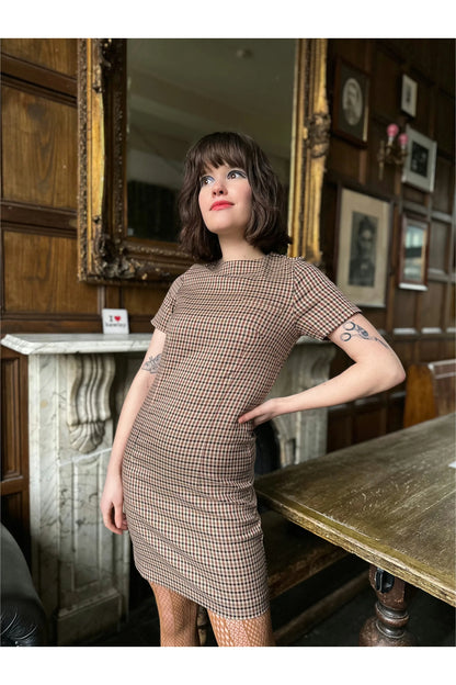 'The Valerie' Rosso Check - Dress