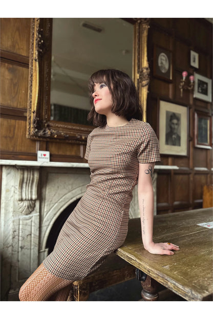 'The Valerie' Rosso Check - Dress