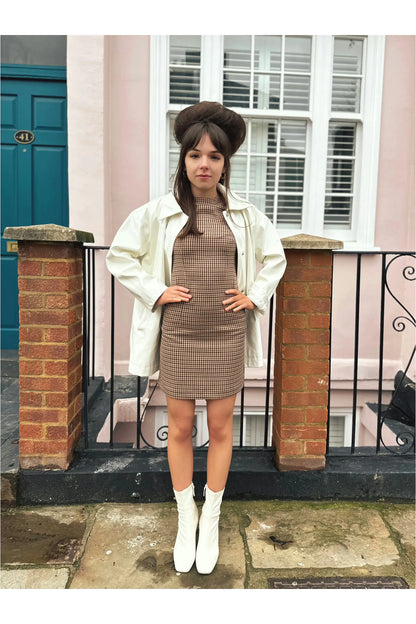 'The Valerie' Rosso Check - Dress